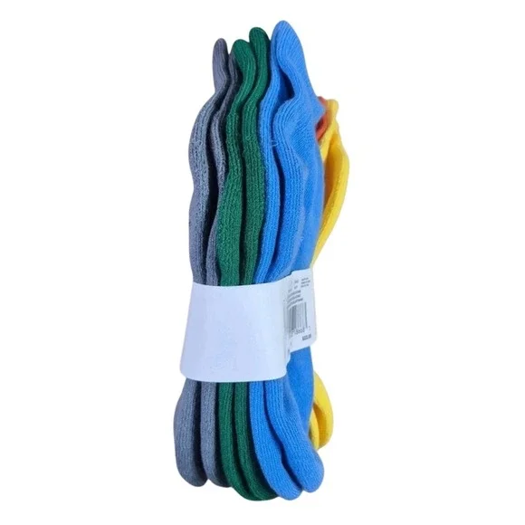 Jordan Socks Kids Size M Multicolor New Jumpman Logo Ankle 6-Pack - Picture 3 of 6